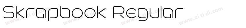 Skrapbook Regular字体转换 Skrapbook Regular字体转换